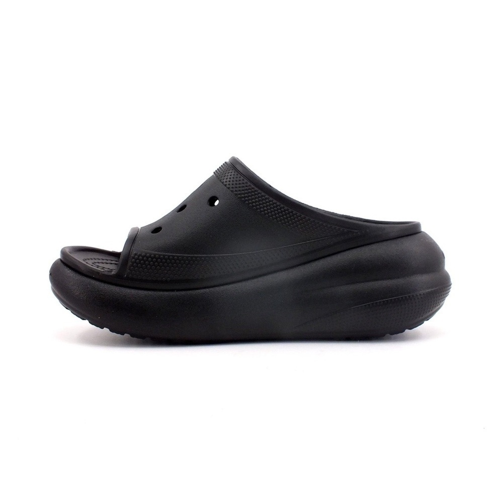 New CROCS Classic CRUSH SLIDE 208731-001 BLACK Size US 7 - Picture 2 of 4